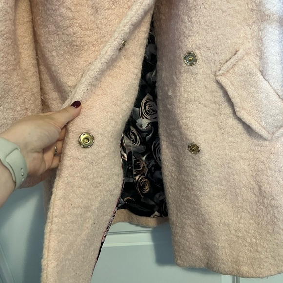 Eliza J Pink Teddy Coat - Picture 14 of 16
